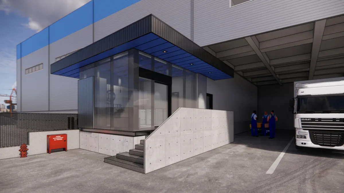 Exterior facade