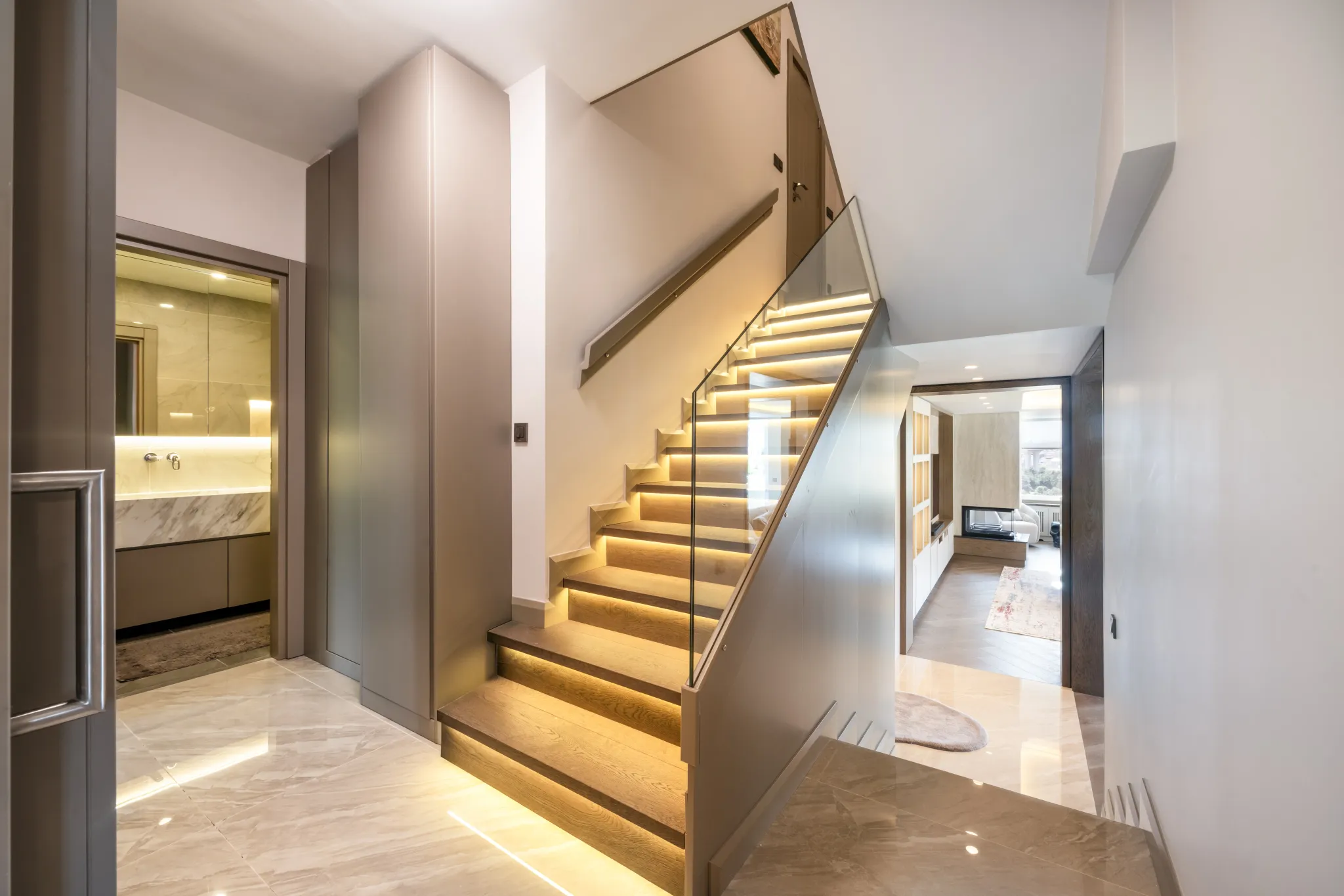 Hallway and staircase