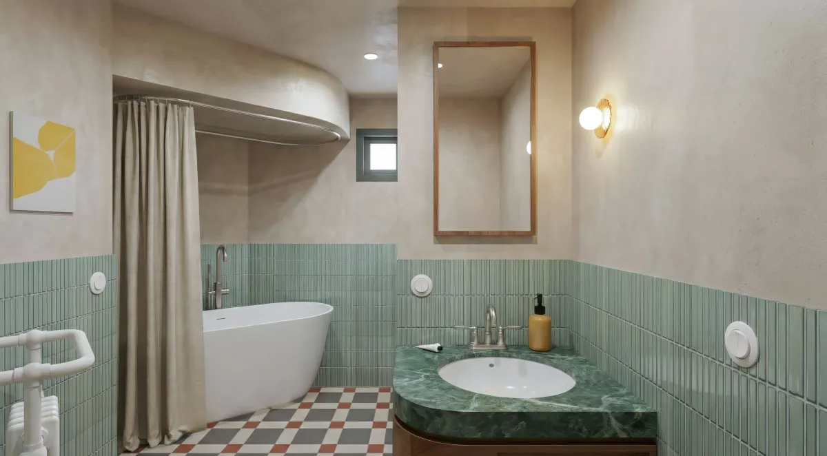 Master bathroom