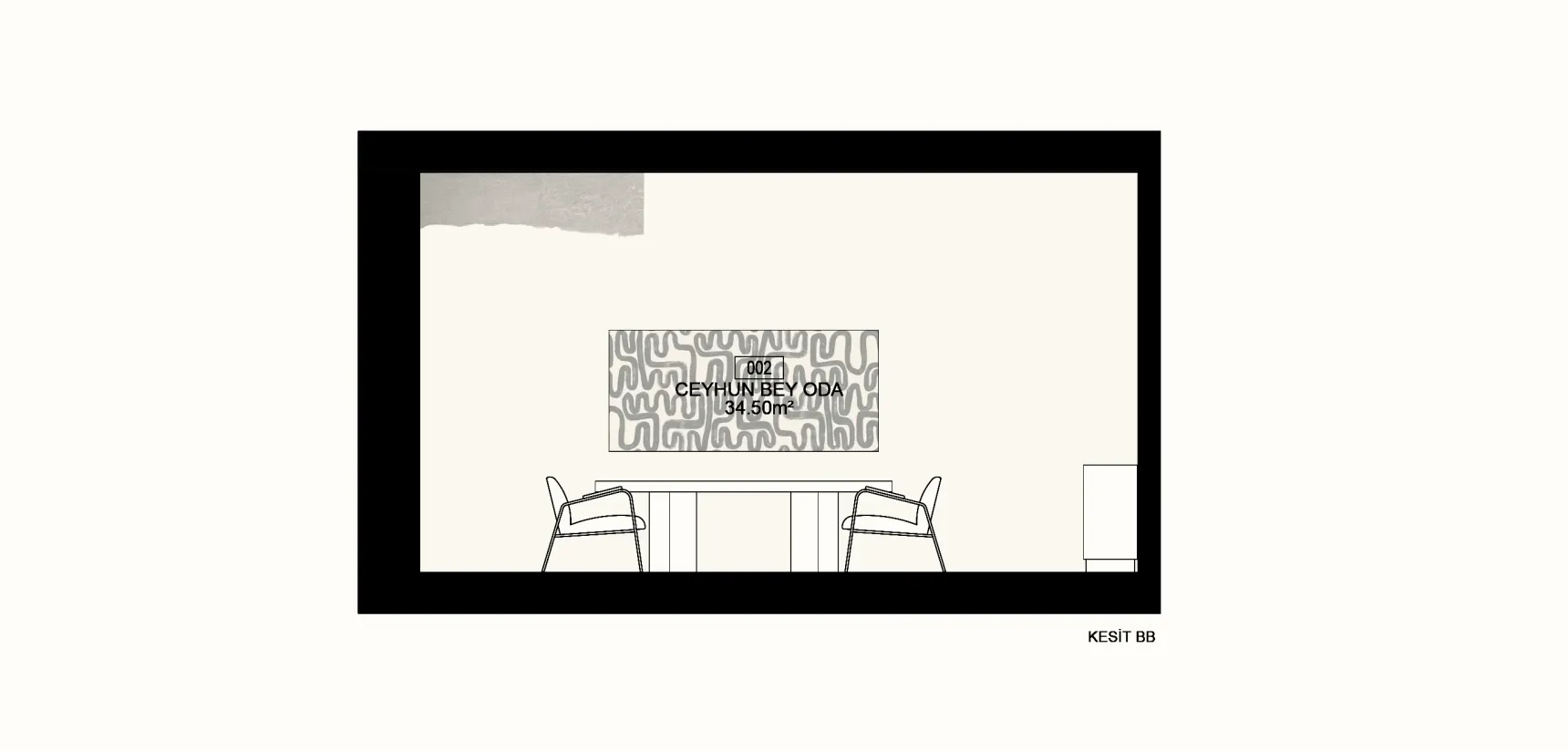 Office interior section
