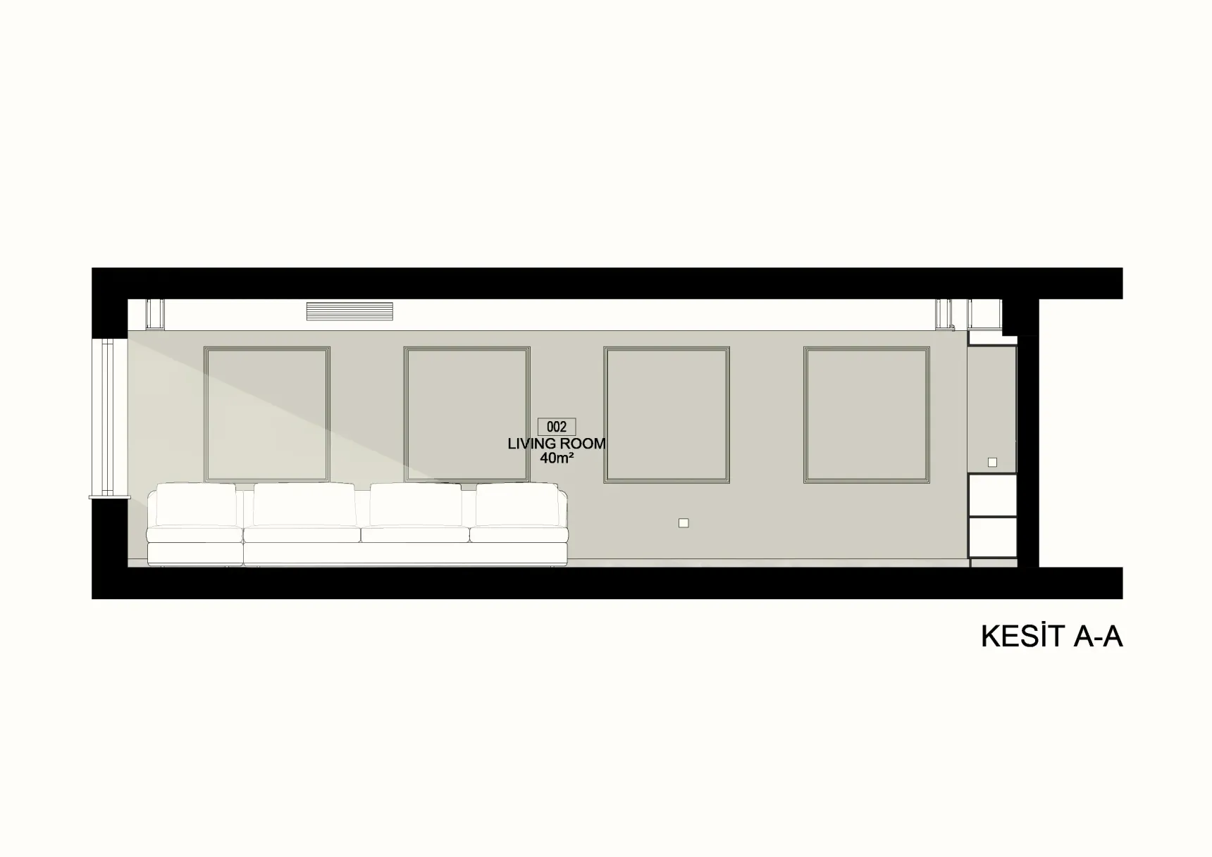 Interior section