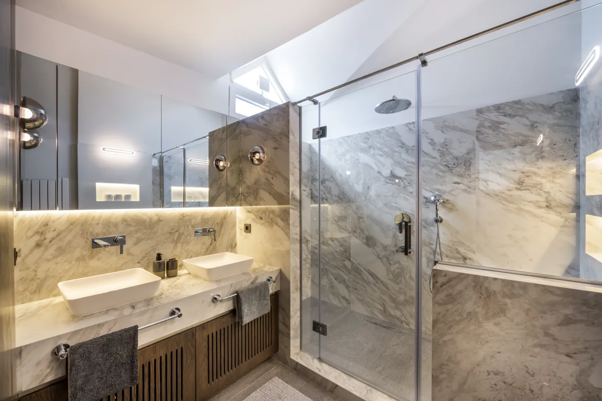Master bathroom