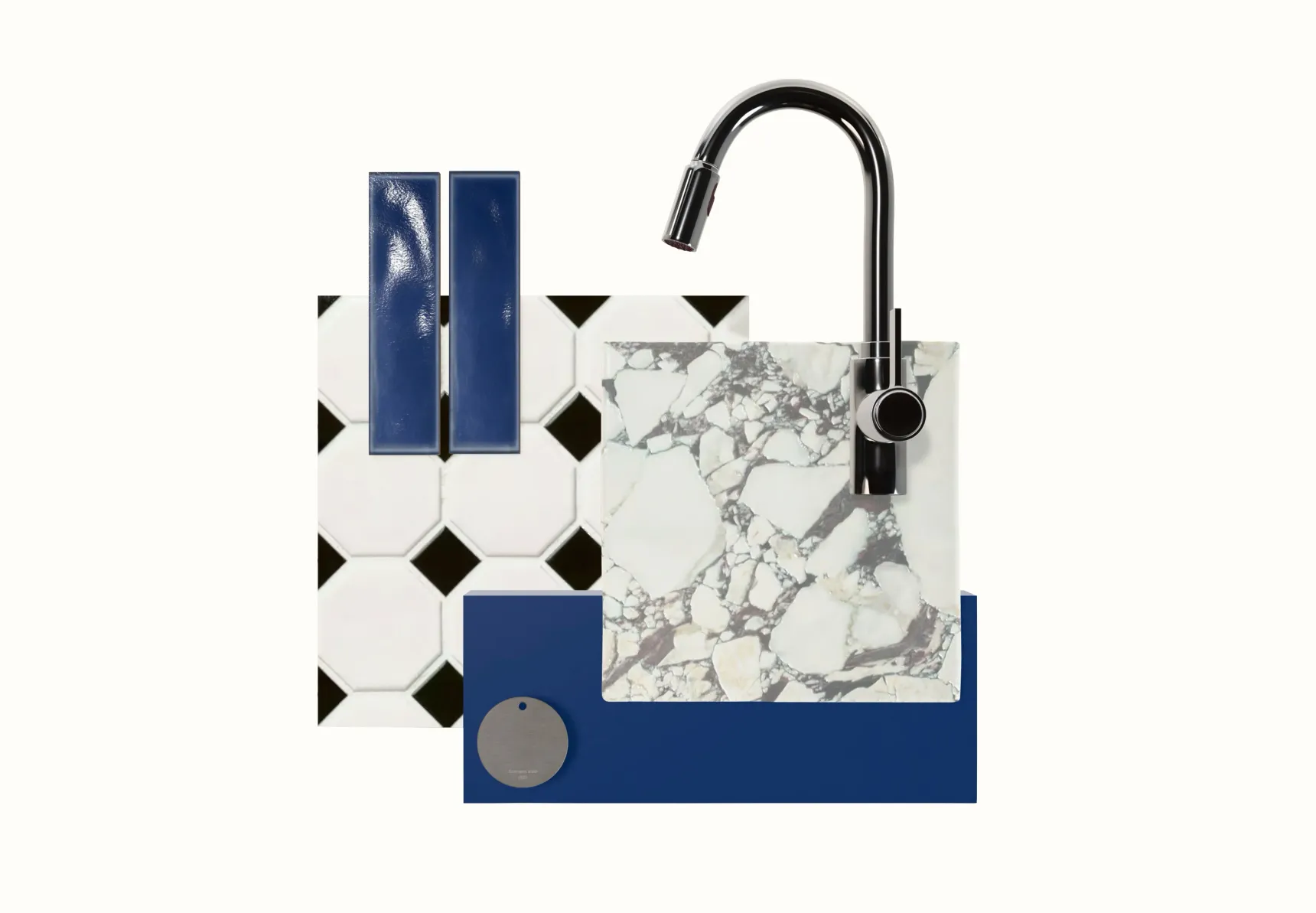 Material board — bathroom