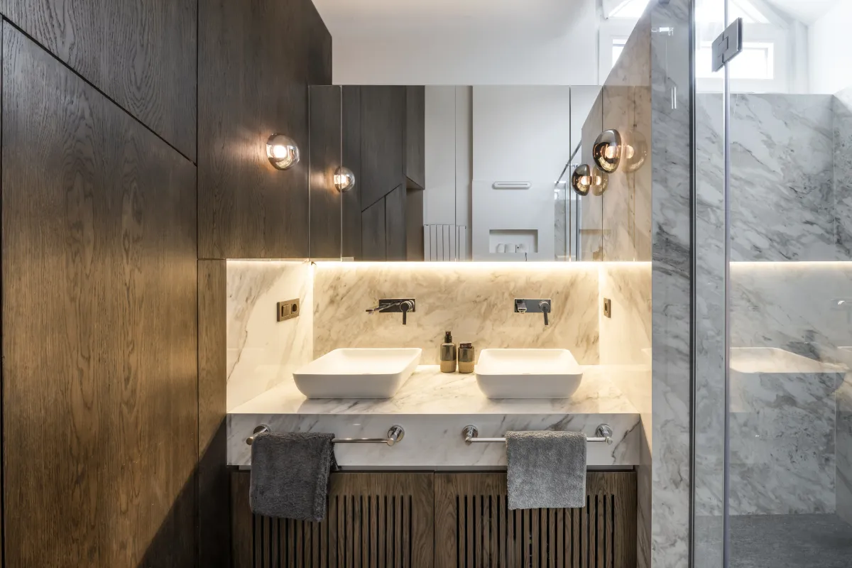 Master bathroom