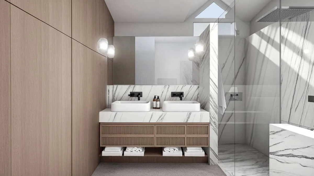 Master bathroom
