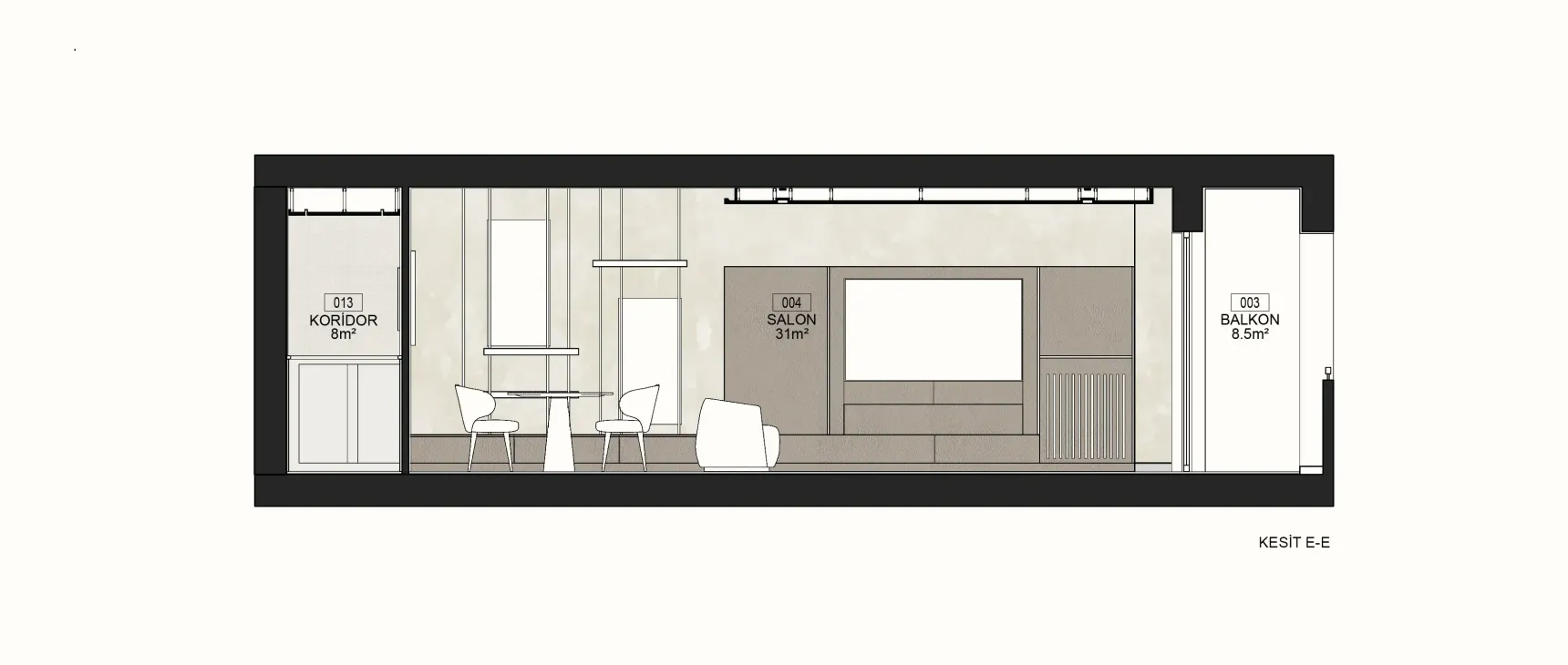 Interior section