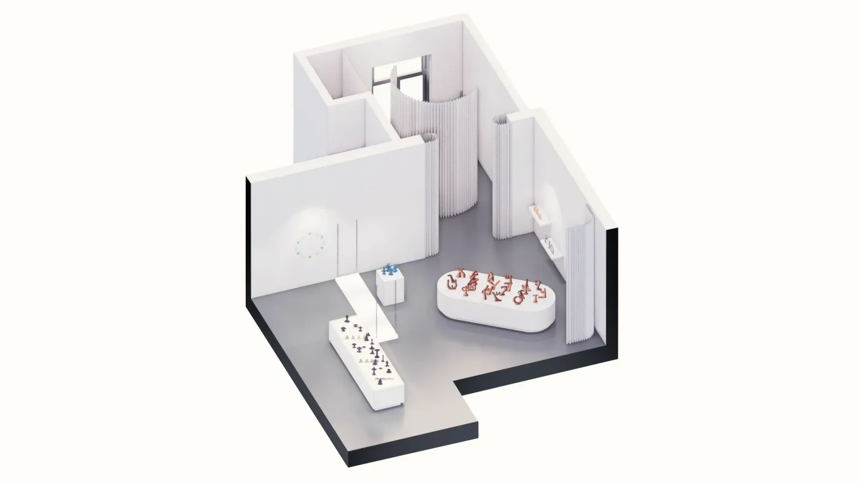 Axonometric section