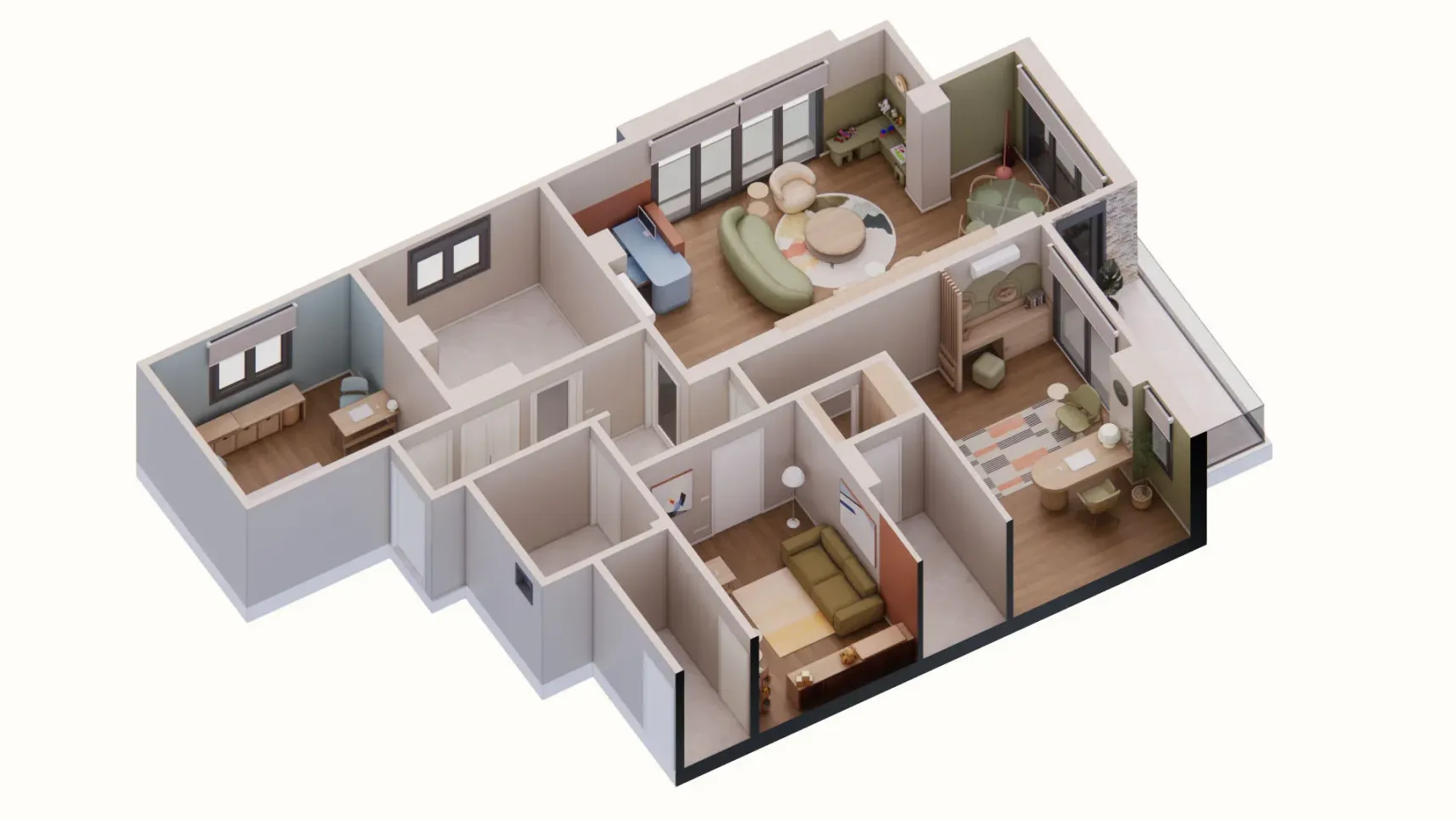 Axonometric view