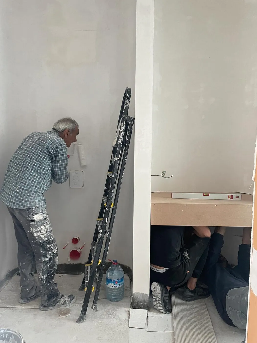 Construction Images from AA House, 2023